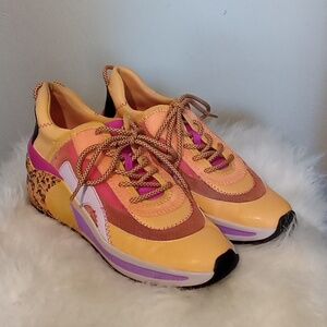 Tangerine comfortable sneakers